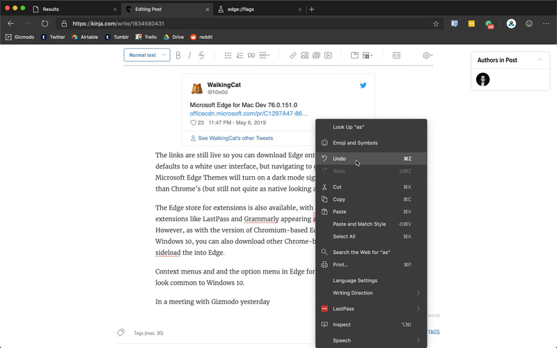 Illustration for article titled Microsoft's Web Browser for Macs Has Leaked Online
